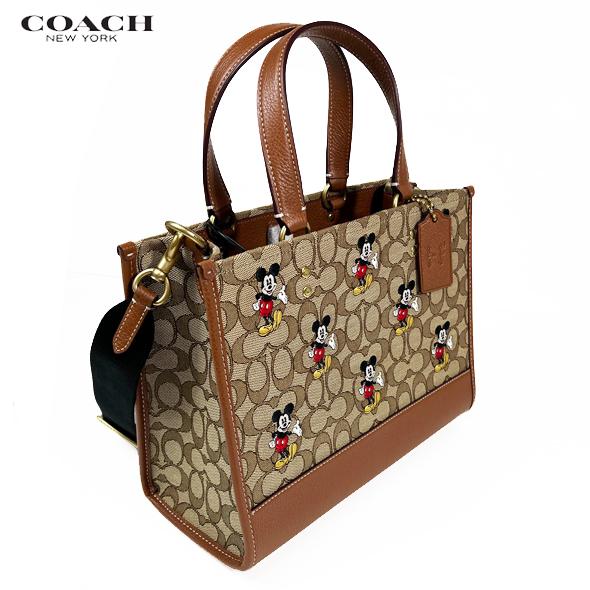 DISNEY X COACH ディズニー X コーチ レディース ショルダー トート バッグ デンプシー シグネチャー ミッキーマウス CM198 新作 新品｜success0613｜04