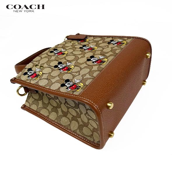 DISNEY X COACH ディズニー X コーチ レディース ショルダー トート バッグ デンプシー 22 シグネチャー ミッキーマウス CM199 新作 新品｜success0613｜07