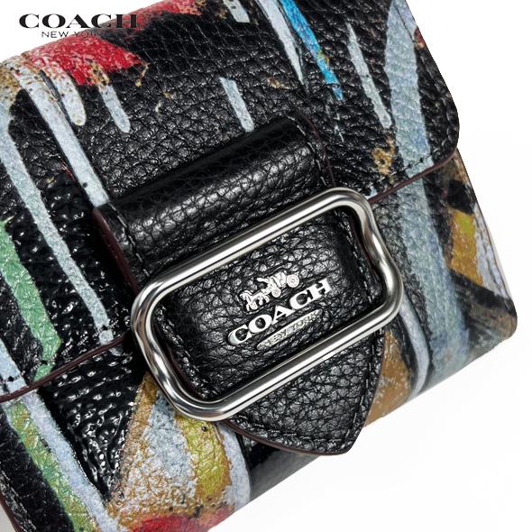 COACH X MINT + SERF コーチ コラボ 財布 二つ折り財布 ミニ財布 スモール モーガン ウォレット CM672 アウトレット  レディース 新作 新品