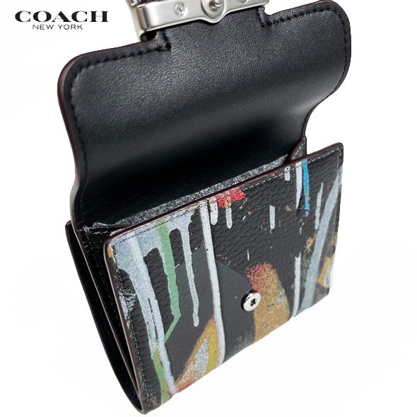 COACH X MINT + SERF コーチ コラボ 財布 二つ折り財布 ミニ財布 スモール モーガン ウォレット CM672 アウトレット  レディース 新作 新品