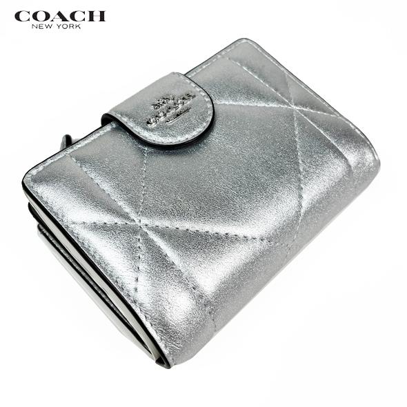 COACH コーチ レディース 財布 二つ折り財布 ミディアム パフィー