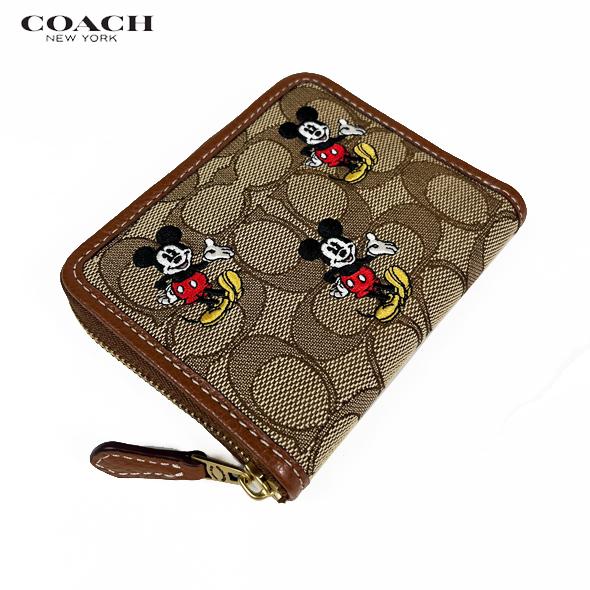 COACH DISNEY X ディズニー コーチ コラボ 財布 二つ折り財布 COACH DISNEY X ディズニー コーチ コラボ 財布 二つ折り財布