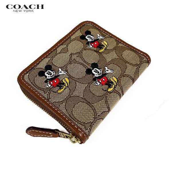 DISNEY X COACH ディズニー X コーチ コラボ 財布 二つ折り財布