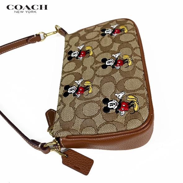 COACH DISNEY X ディズニー コーチ レディース ハンドルポーチ COACH DISNEY X ディズニー コーチ レディース ハンドルポーチ