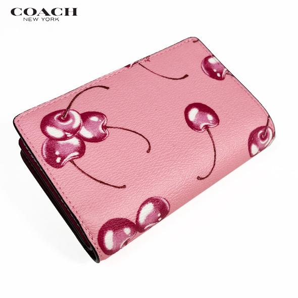 COACH コーチ レディース チェリー柄 財布 二つ折り財布 COACH コーチ レディース チェリー柄 財布 二つ折り財布