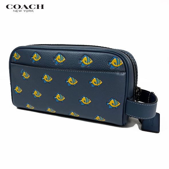 COACH コーチ メンズ クラッチバッグ セカンドバッグ トラベル
