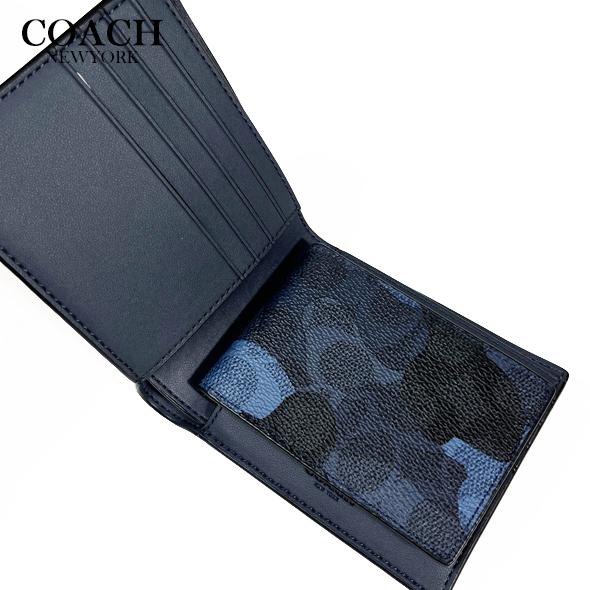 COACH（コーチ） メンズ 財布 ID 二つ折り財布 3 IN 1 ウォレット