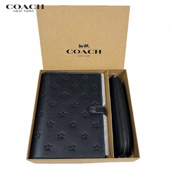 【新品】COACHコーチ★ノートブック&ペンケース★シグネチャーキャンバスレザー 新品】COACHコーチ☆ノートブック&ペンケース☆シグネチャー