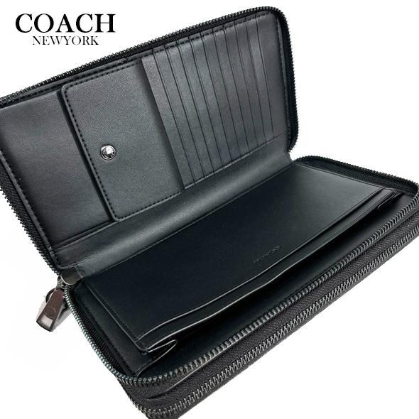 COACH（コーチ） アウトレット メンズ 長財布 財布 ダブル ジップ