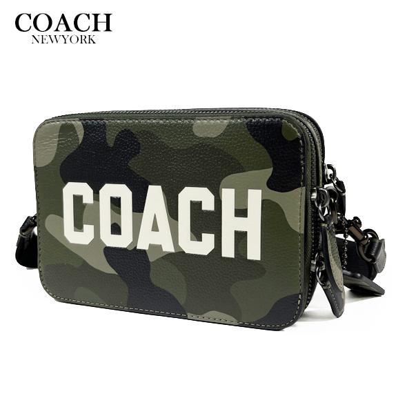 COACH コーチ チャーター クロスボディ 19 カモ プリント 迷彩 レザー COACH（コーチ） メンズ ショルダー バッグ チャーター クロスボディ