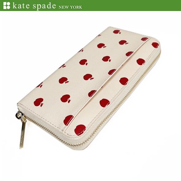 ケイトスペード レディース 長財布 財布 kate spade スペンサー アップル トス ウォレット K4519 りんご ブティック品 新品 セール