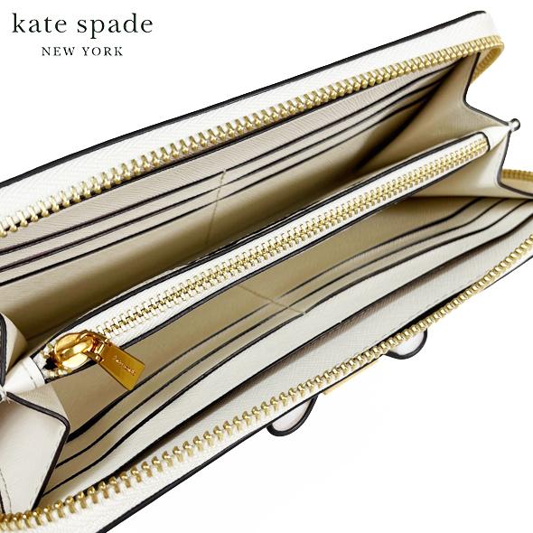 kate spade new york / 長財布/牛革/WHT/レディース/K9925 kate spade NEW YORK（ケイト・スペード ニューヨーク） kate spade