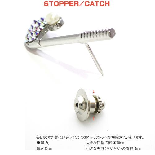 ゴルフ クラブ 日本製 ピンバッジ／ ブローチ× スワロフスキー+