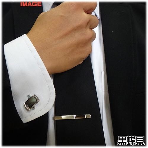 LARDINI カフス 白蝶貝+ブートニエールベネチアンガラスセット Donato Vinci Italy】白蝶貝タイピン・カフスセット（DVS001_Q