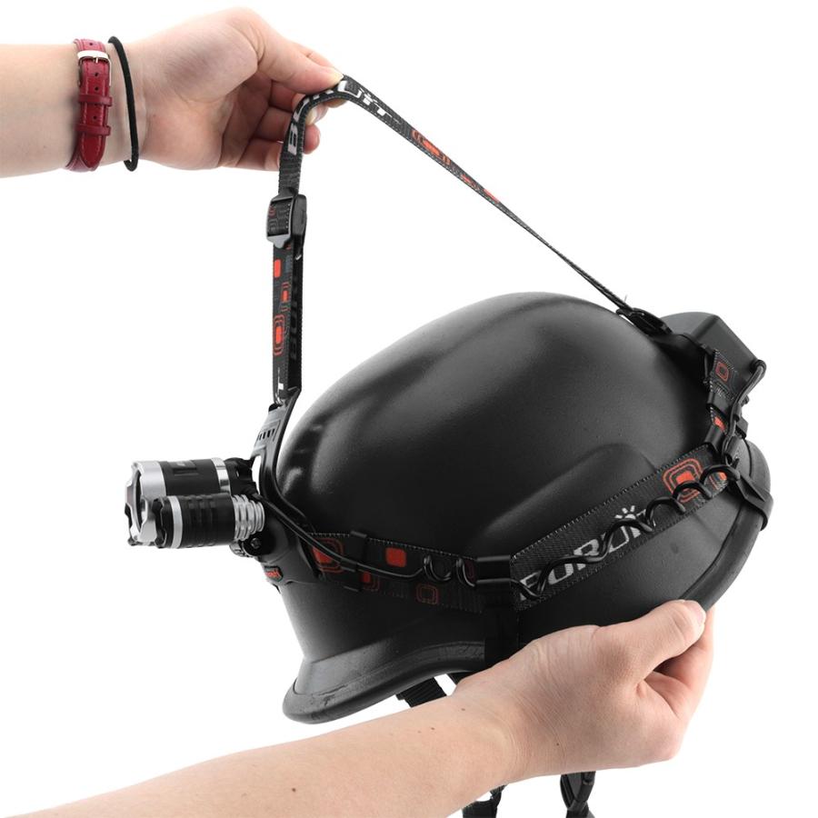 SUCCUL（サクル） ヘルメットホルダー 汎用 ヘッドライト用 固定バンド