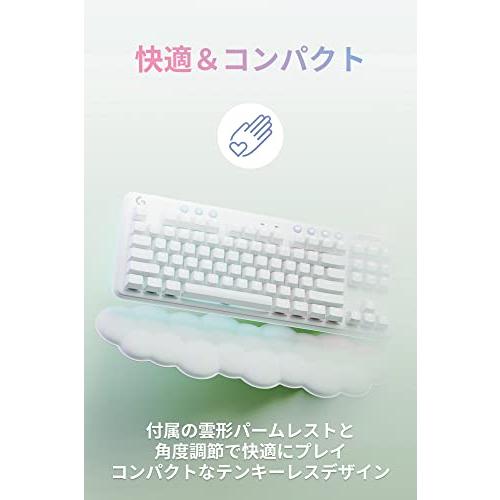 Logicool G オーロラコレクション ゲーミングキーボード テンキーレス