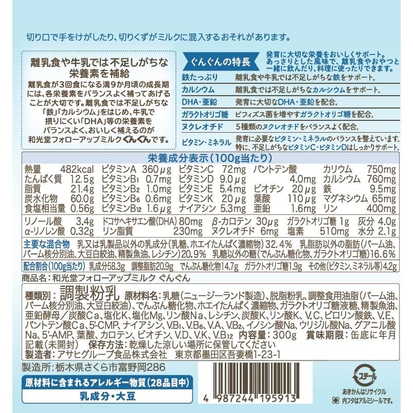 高評価 エスユーディーゼロ和光堂 フォローアップミルク ぐんぐん 300g 粉ミルク 満9ヶ月頃から3歳頃 ベビーミルク 鉄 カルシウム Dha配合 Digitalyouthnetwork Org