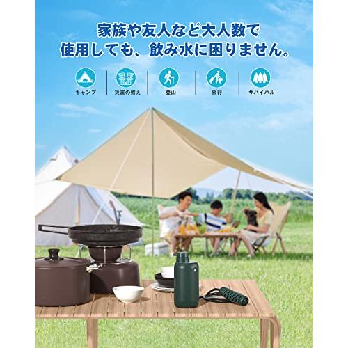 上等上等GreeShow業界新発想 携帯浄水器 アウトドア 濾過器 日本正規品