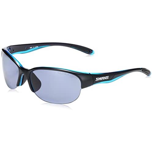 SWANS (スワンズ) スポーツ 偏光 サングラス ルナ 女性向け LN-0067 BKBL ブラック×クリアブルー BKBL LN ブラック×クリアブルー プラスチック
