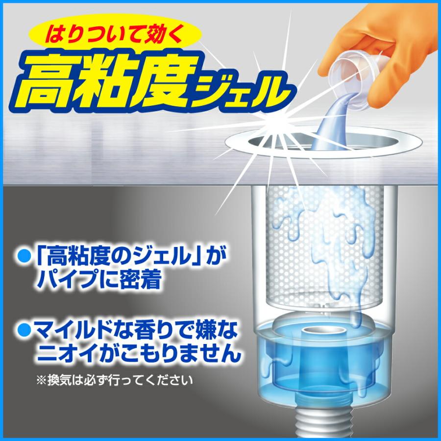 花王 パイプハイター 2kg 付け替え つけ替用 つけかえ つけ替え 業務用 大容量 高粘度ジェル 塩素系 洗浄剤｜sudareyosizu｜04