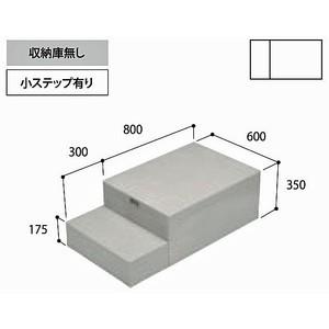 Joto代引き不可 勝手口ステップ ハウスステップ Cub 8060 収納庫なし 小ステップ付 城東テクノ Cub8060 スダ水周りショップ 通販 Yahoo ショッピング