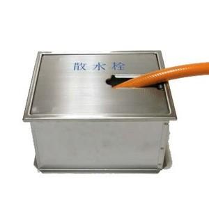 散水栓ボックス　SN-3 ステンレス製 ホース口（床用深型）