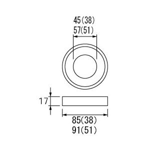 トイレ部品 ロータンク密結パッキン Pp42 30 38 三栄水栓 St0040 スダ水周りショップ 通販 Yahoo ショッピング