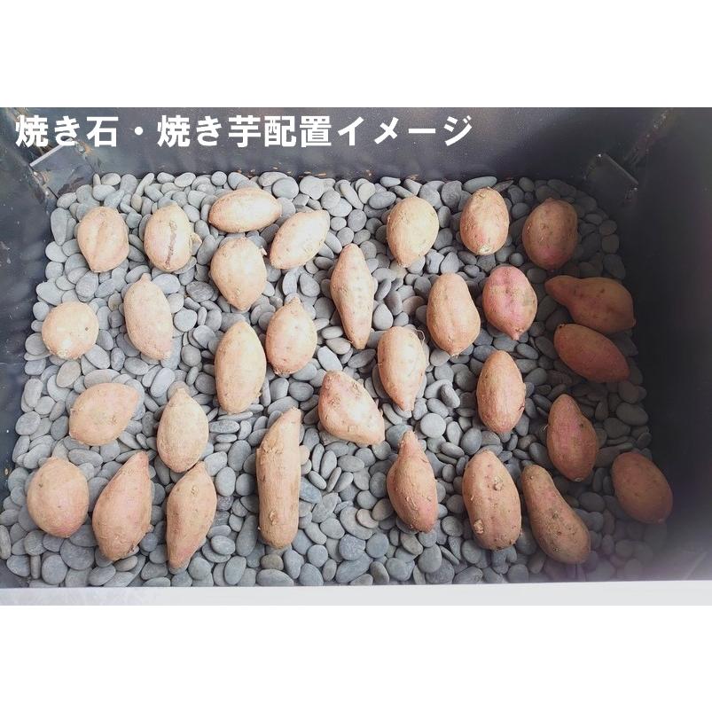 焼き芋機 3段式 架台付 LPガスコンロ付 保温庫付【個人宅配送 焼き芋機 3段式 架台付 LPガスコンロ付 保温庫付【個人宅配送