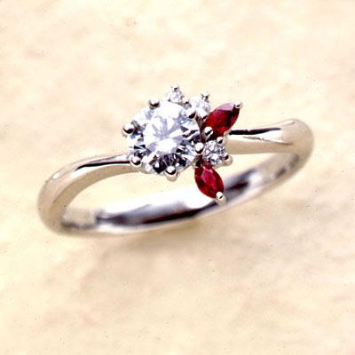 婚約指輪 エンゲージリング ダイヤモンド ダイヤ リング 指輪 人気 ダイヤ プラチナ リング ルビー オーダー