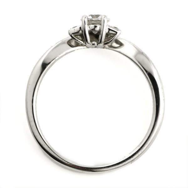 婚約指輪 プラチナ ダイヤモンド ダイヤ リング 0.3ct 天然石 サイドダイヤモンド エンゲージリング 鑑定書 オーダー爆買