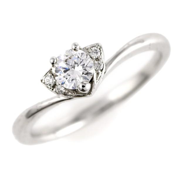 婚約指輪 プラチナ ダイヤモンド ダイヤ リング 0.3ct 天然石 サイドダイヤモンド エンゲージリング 鑑定書 オーダー爆買