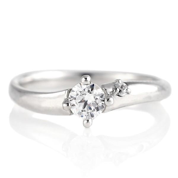婚約指輪 プラチナ ダイヤモンド ダイヤ リング 0.3ct 天然石 サイドダイヤモンド エンゲージリング 鑑定書 オーダー爆買