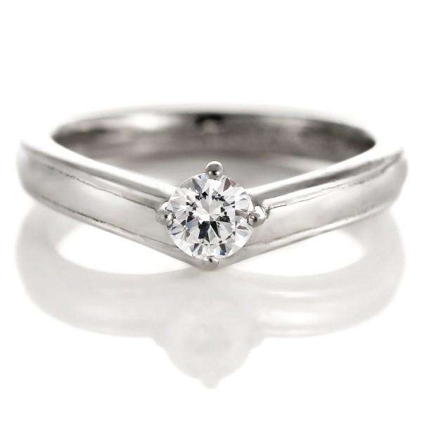 婚約指輪 ダイヤモンド プラチナ リング 0.3ct 天然石 エンゲージリング 鑑別書 オーダー