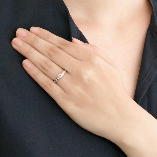 ダイヤモンド リング プラチナ 婚約指輪 0.3カラット 鑑別書 オーダー爆買_1