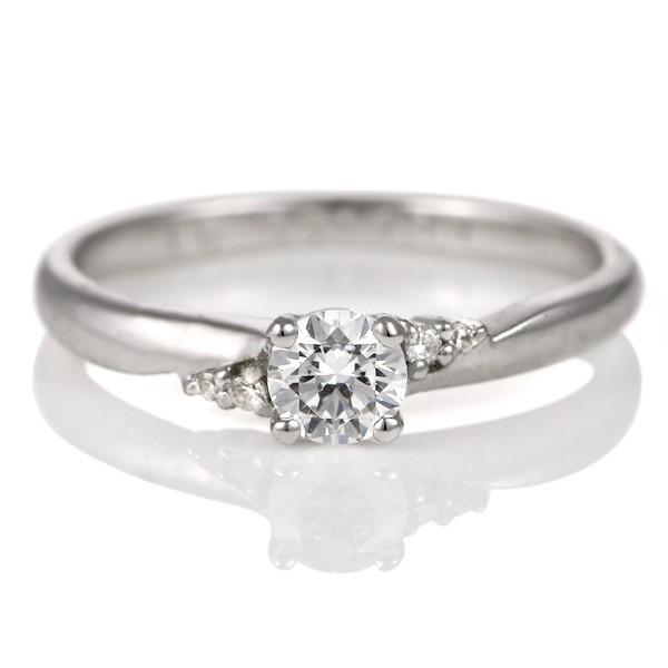 婚約指輪 ダイヤモンド ダイヤ プラチナ リング 0.3ct エンゲージリング 鑑定書 オーダー
