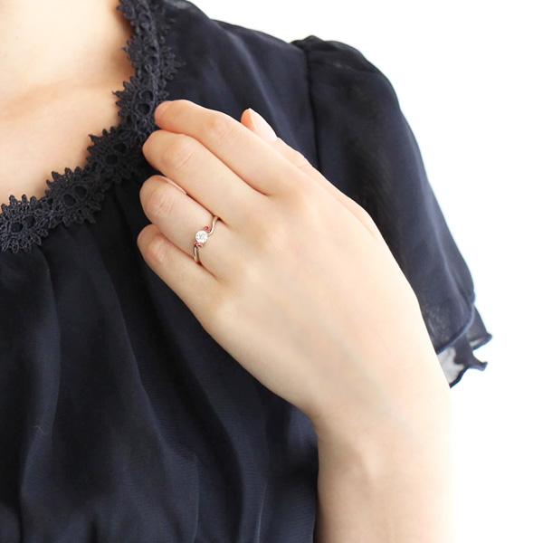 SUEHIRO（スエヒロ） 鑑別書付き 婚約指輪 ダイヤモンド 誕生石