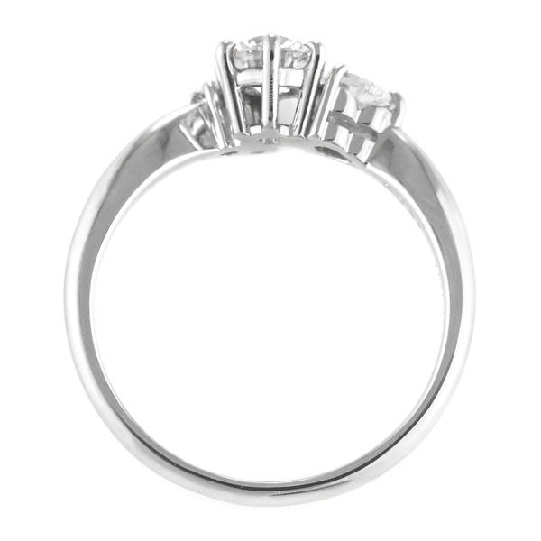 婚約指輪 ダイヤモンド プラチナリング 一粒 大粒 指輪 エンゲージリング 0.5ct 刻印無料 4月 誕生石 ダイヤモンド オーダー爆買