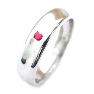 結婚指輪 マリッジリング ペアリング7月誕生石 ルビー オーダー