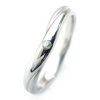 結婚指輪 マリッジリング ペアリング8月誕生石 ペリドット オーダー