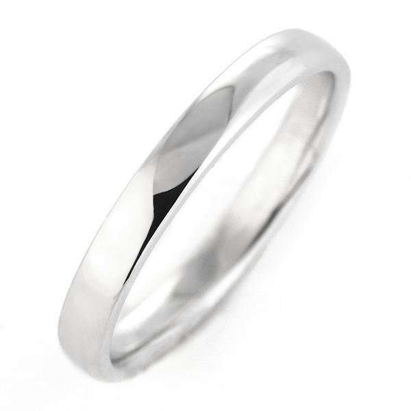 SUEHIROペアリング ホワイトゴールド シンプル 細身 指輪 ストレート 人気 刻印無料 マリッジリング 結婚指輪 カップル 平甲丸 オーダー