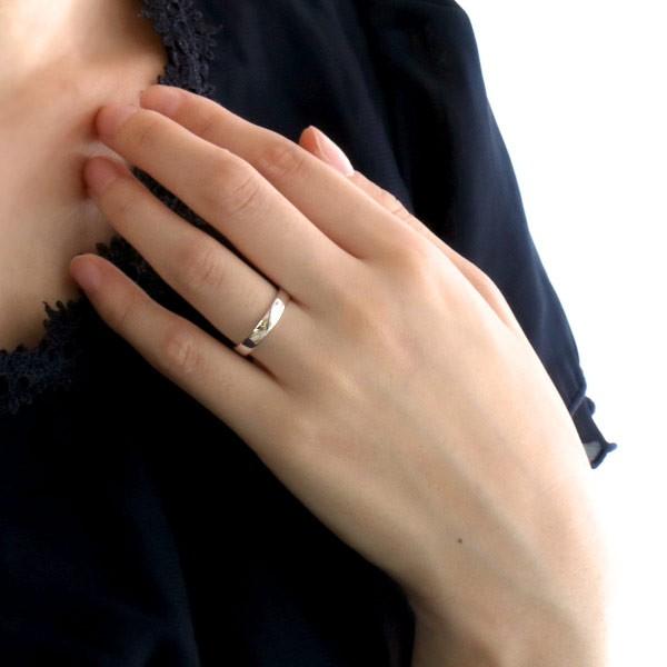 ペアリング ホワイトゴールド シンプル 細身 指輪 ストレート 人気 刻印無料 マリッジリング 結婚指輪 カップル 平甲丸 今だけ代引手数料無料 J104 wg Suehiro 通販 Yahoo ショッピング