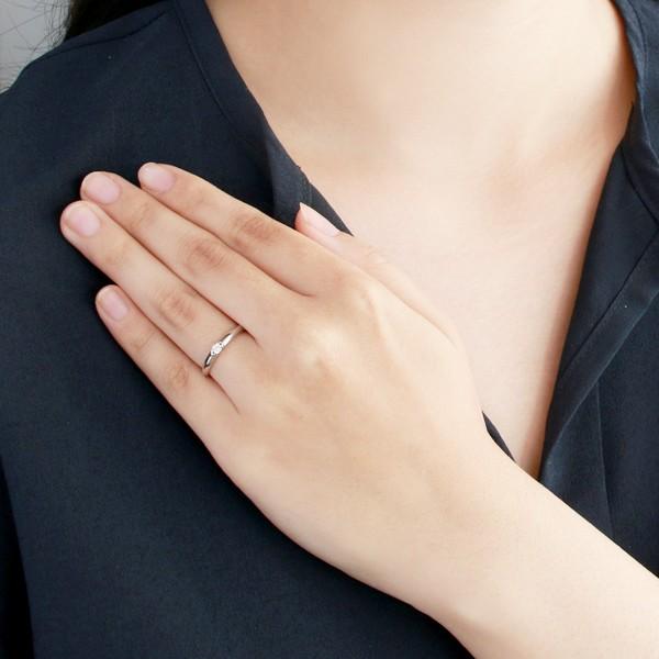 結婚指輪 プラチナ ダイヤモンド マリッジリング レディース オーダー爆買の画像