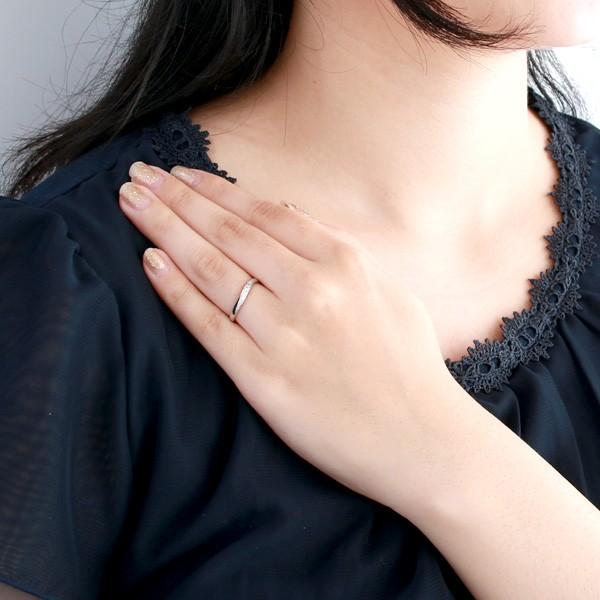 結婚指輪 プラチナ マリッジリング ダイヤモンド レディース オーダー爆買の画像