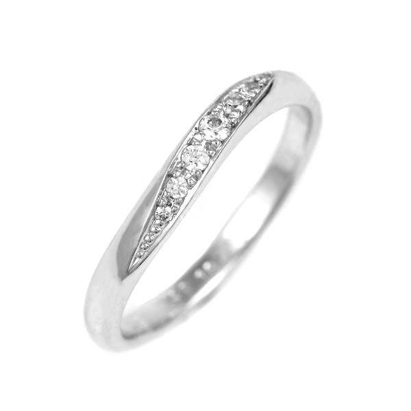 結婚指輪 プラチナ マリッジリング ダイヤモンド レディース オーダー爆買の画像