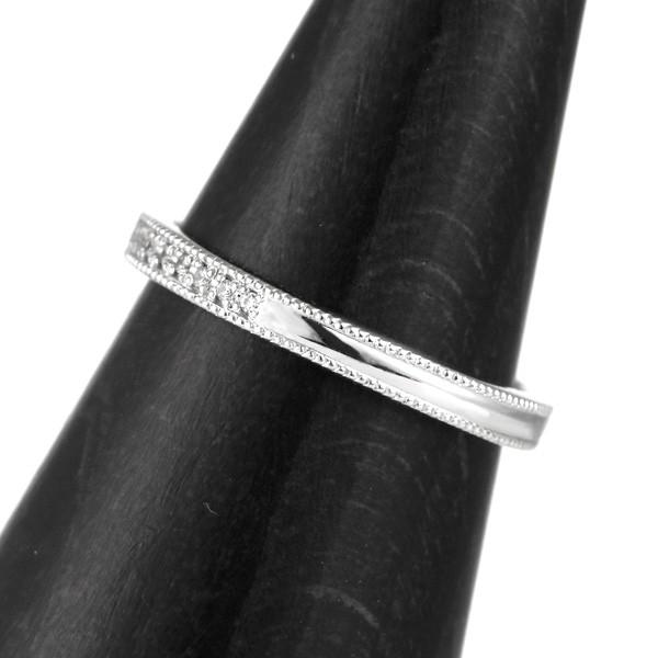 結婚指輪 プラチナ マリッジリング ダイヤモンド レディース オーダー爆買の画像