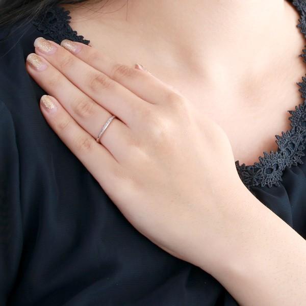 結婚指輪 プラチナ マリッジリング ダイヤモンド レディース オーダー爆買の画像