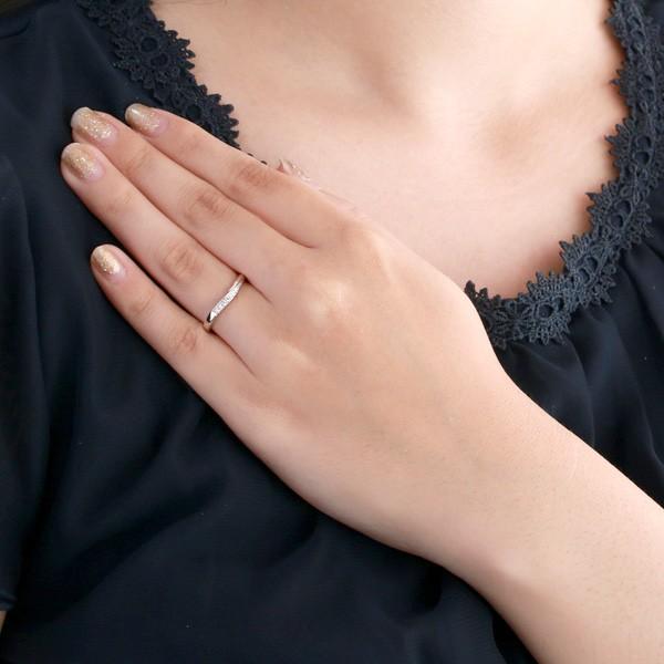結婚指輪 プラチナ マリッジリング ダイヤモンド レディース オーダー爆買の画像