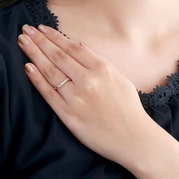 結婚指輪 プラチナ マリッジリング ダイヤモンド レディース オーダー爆買の画像