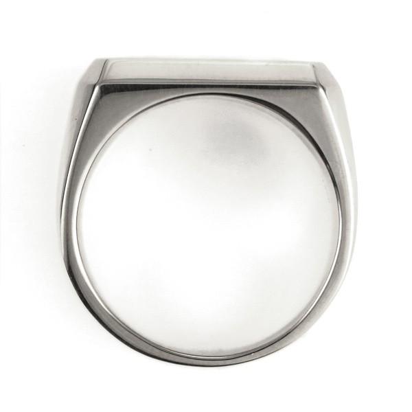 結婚指輪 安い ペアリング 幅広 シルバー 印台 ペア 地金 リング