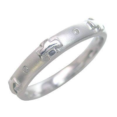 指輪 ペア ペアリング 安い Brand Jewelry me.ホワイトゴールド ダイヤモンドペアリング 安い オーダー